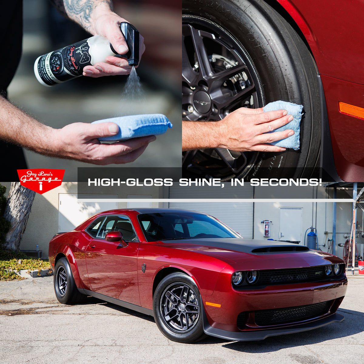 Wash Off Resistant Dressing  Ceramic Tire Dressing Jay Leno's Garage