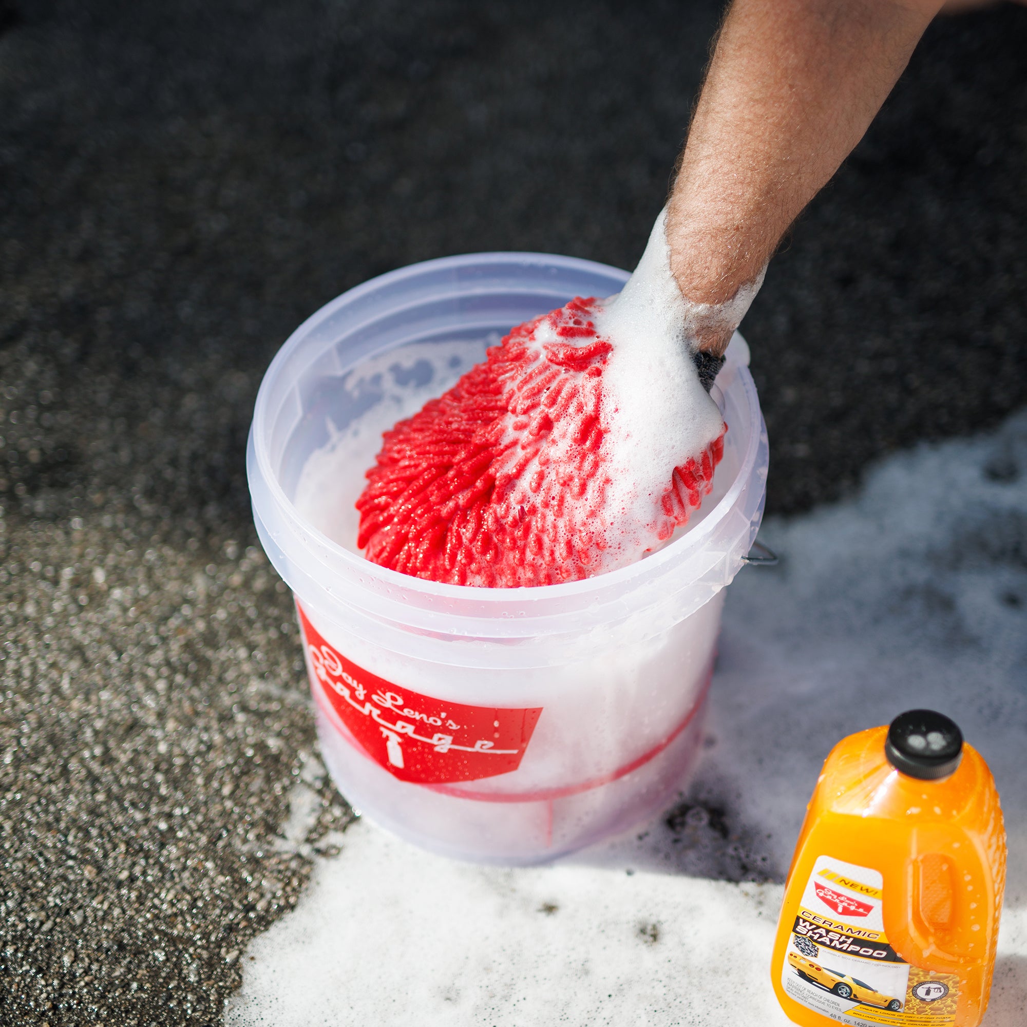 Jay's 3.5 Gallon Ceramic Wash Bucket Kit