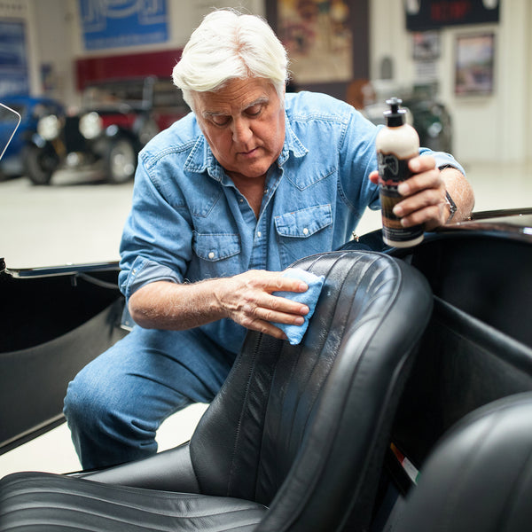Jay Leno's Garage Leather Conditioner (16 oz) - Protect & Restore Car  Leather Surfaces
